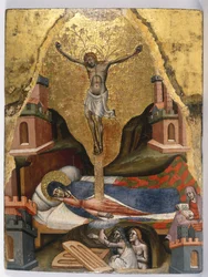 O Sonho da Virgem, c.1365–80 (tempera de ovo e douração em painel de madeira macia)