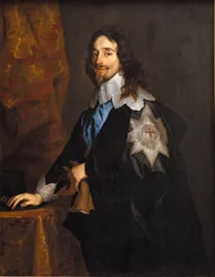 Retrato do rei Carlos I da Inglaterra, Escócia e Irlanda 1600-1649, final da década de 1630.