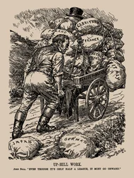 Trabalho em Subida. João Bull. Mesmo que seja apenas meia légua, deve seguir em frente, 1935.