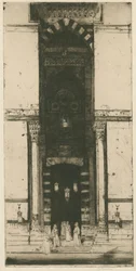 A Porta da Mesquita, Cairo