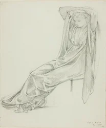 Figura feminina sentada