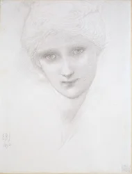 Cabeça de uma mulher, 1890