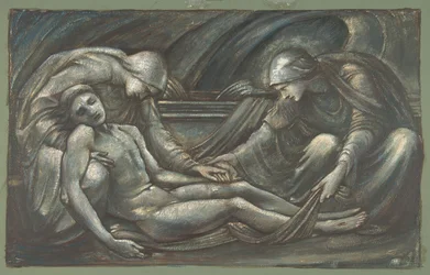 O sepultamento, 1879.
