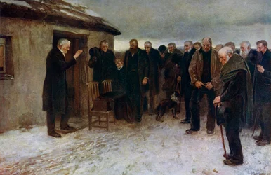 Um funeral das montanhas, 1882, 1912.