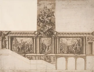 Desenho para paredes de tecto e escadarias