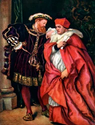 Henrique VIII e Cardeal Wolsey, c1888, c1920
