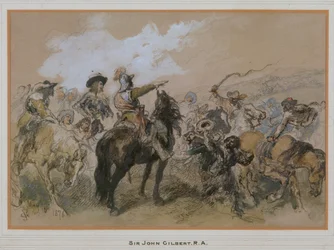 Cavaleiros na época de Carlos I, 1876