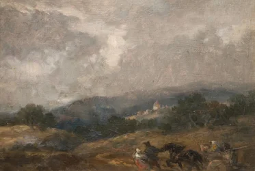 Esboço de paisagem, 1877.