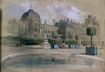 As Tulherias, Paris, França, 1846