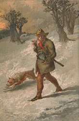O lenhador e seu cachorro, 1862.