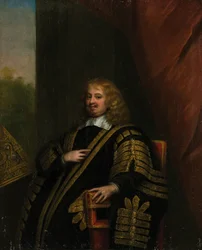 Retrato de Sir Edward Hyde, 1º Conde de Clarendon 1609-1674.
