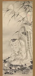 Tokaibo com uma cesta de pesca, ca. 1768.