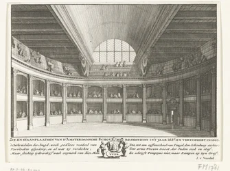 O Teatro de Jacob van Campen visto do palco, 1658