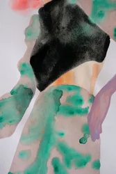 Figura de moda abstrata