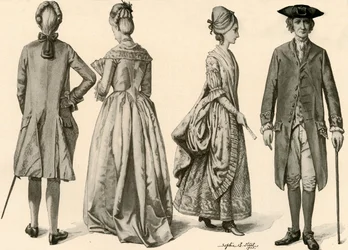 Roupa durante o reinado de George III, 1760-1776, 1903, 1937.