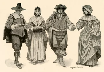 Vestuário no período de 1620-1670, 1903, 1937