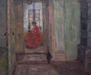 Interior (óleo sobre tela)