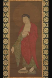 Buda Amitabha descendo de sua Terra Pura