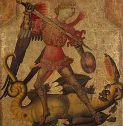 São Miguel e o Dragão, c. 1405.