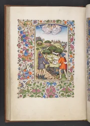 Adicionar MS 50004 f.32v Anunciação aos Pastores, de um 