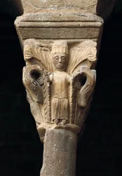 Capital de uma coluna, da Igreja de Santa Maria de l