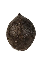 Caixa de dinheiro de coco esculpida, Spanish Colonial, c.1800 (coconut)