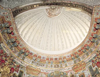Detalhe da abóbada da Capela da Virgem (foto)