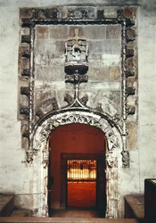 Entrada, para, a, Camara, santa