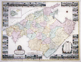 Mapa da Ilha de Maiorca, 1785