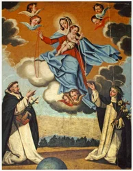 Nossa Senhora do Rosário com São Domingos e Santa Catarina de Siena
