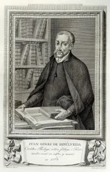 Retrato do humanista e religioso espanhol Juan Gines de Sepulveda (1490-1573)