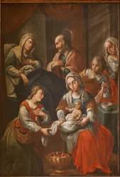 Santuário (Santuario de Queralt). A igreja. O interior. A pintura. Século XIX.