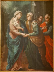 Santuário (Santuario de Queralt). A igreja. O interior. A pintura. Século XIX.