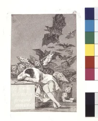 O Sono da Razão Produz Monstros (gravura e aquatint)