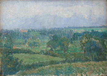 Paisagem campestre, c. 1909-10 (óleo sobre tela)