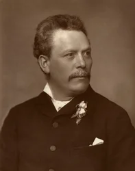 Lionel Brough, ator britânico, 1884