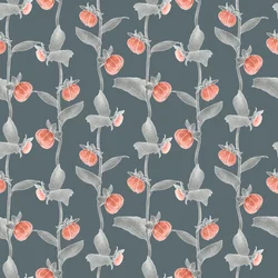 Padrão coordenado Dahlias colorway 1, 2020 (lápis de grafite e digital)