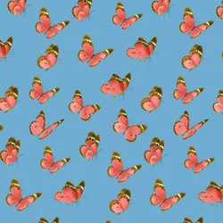 Padrão da borboleta dama pintada, 2021 (lápis de grafite e digital)
