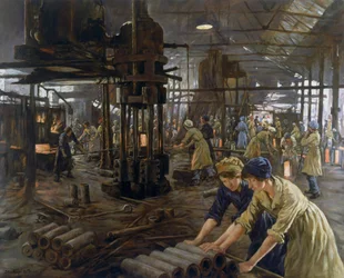 As operárias das munições, 1918