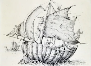 O navio, c1850-1890