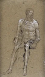 Estudo do Homem Sentado (desenho)