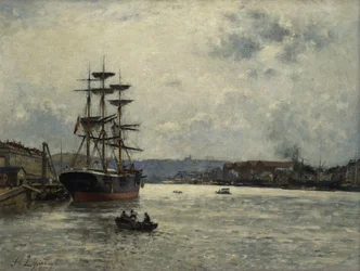 O porto de Caen; O porto de Caen,