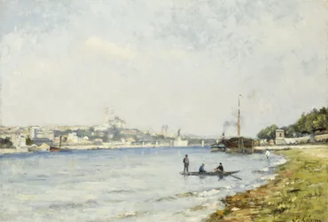 O Sena em Passy, ca. 1880 (óleo sobre tela)