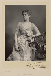 Miss Hope Temple, fotografia de retrato