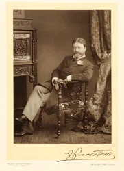 Sir Francesco Paolo Tosti (1847-1916), compositor de canções, fotografia de retrato