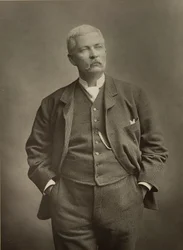 Sir Henry Morton Stanley (1841-1904), explorador, fotografia de retrato