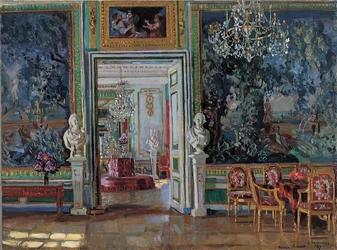 Interior do Palácio Kuskovo, 1917