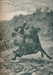Última acusação do visconde Dundee na batalha de Killiecrankie, Escócia, 1689 1905