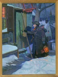 Véspera de Ano Novo (ou The Night Watch) (óleo sobre tela)