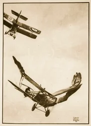 A última vitória de James McCudden, ilustração de 